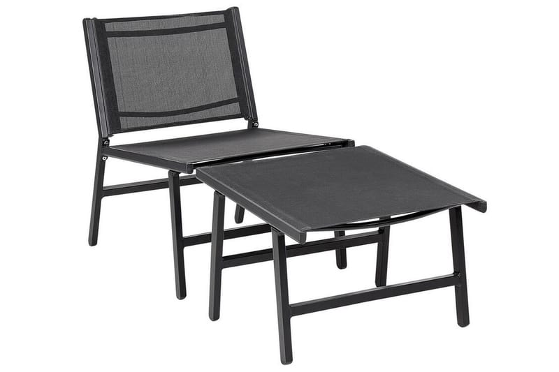 Montmagny Solstol 54x60 cm - Sort - Havemøbler - Havestole - Solstole