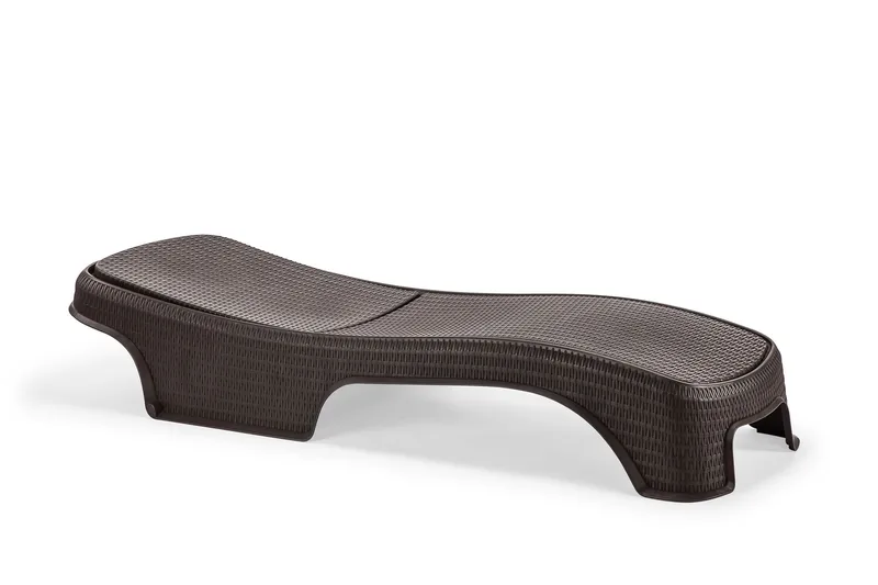 Muneo Solseng 197 cm - Mørkebrun - Havemøbler - Havestole - Solseng & solvogn