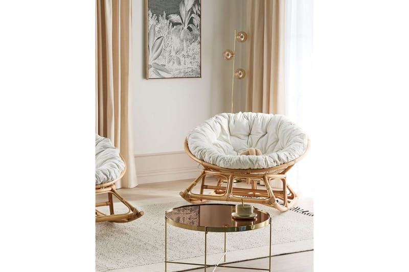 Niverville Gyngestol udendørs - Natur/Beige - Havemøbler - Havestole - Havegyngestol