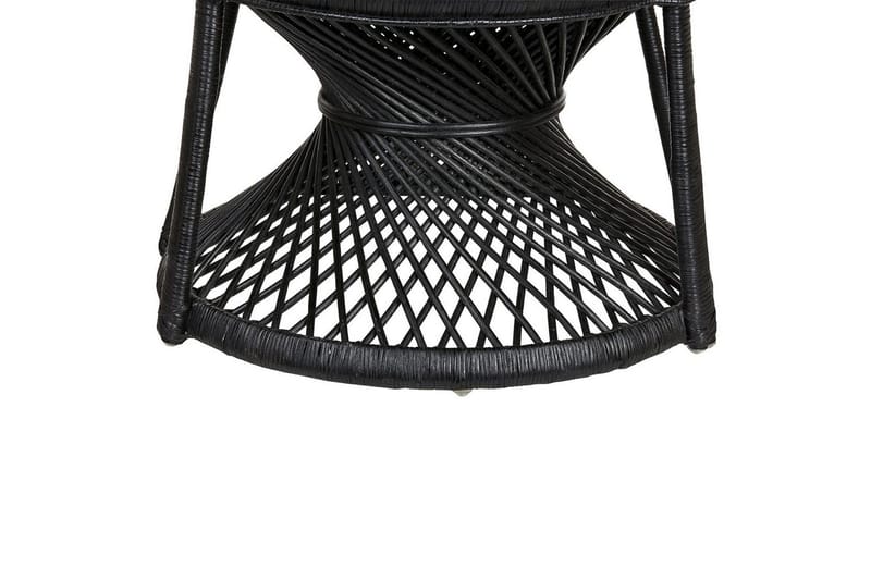 Påfuglestol Emmanuelle - Sort - Havemøbler - Havestole - Udendørs lænestol