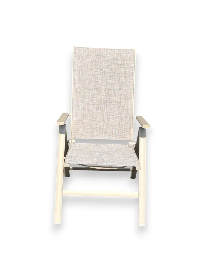 Palermo Lænestol 3-pos foldbar - Koralsand - Havemøbler - Havestole - Positionsstole