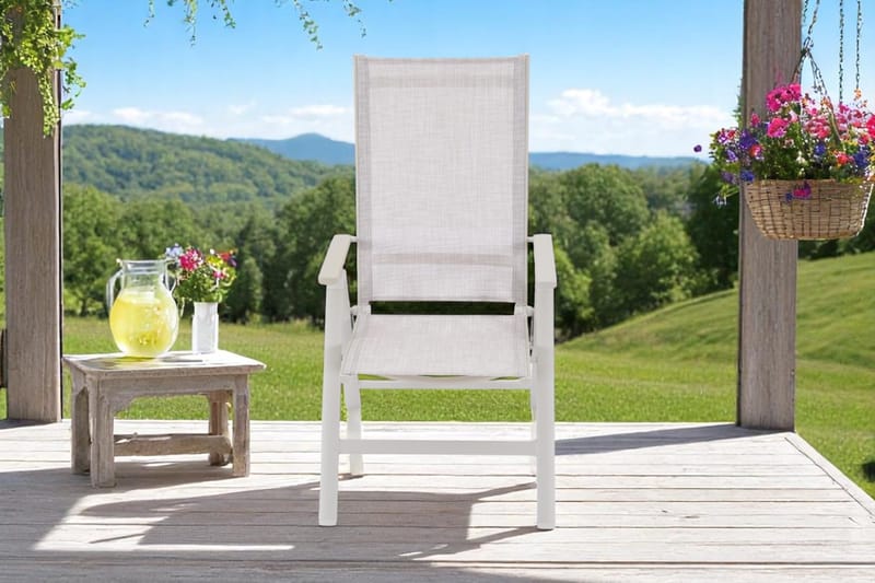 Palermo Lænestol 3-pos foldbar - Koralsand - Havemøbler - Havestole - Positionsstole