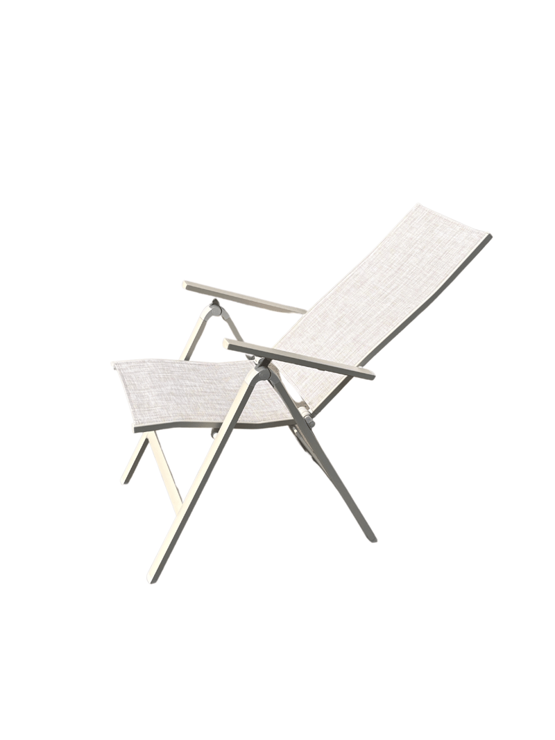 Palermo Lænestol 3-pos foldbar - Koralsand - Havemøbler - Havestole - Positionsstole