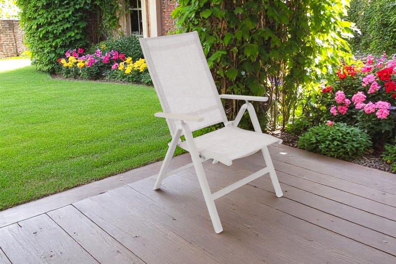 Palermo Lænestol 3-pos foldbar - Koralsand - Havemøbler - Havestole - Positionsstole