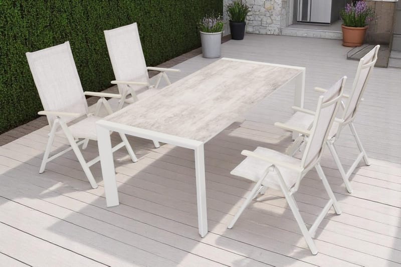 Palermo Lænestol 3-pos foldbar - Koralsand - Havemøbler - Havestole - Positionsstole