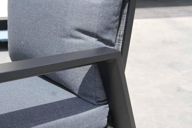 Palermo Lænestol 3-pos foldbar - Sort - Havemøbler - Havestole - Positionsstole