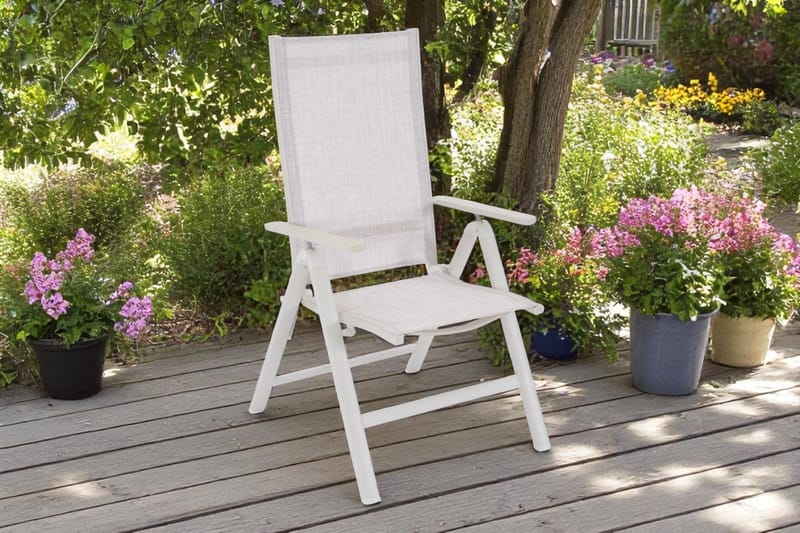 Palermo Lænestol 3-pos foldbar - Koralsand - Havemøbler - Havestole - Positionsstole