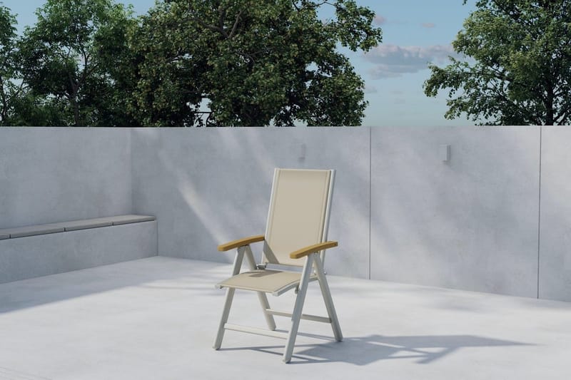 Panama spisebordsstol udendørs, Beige