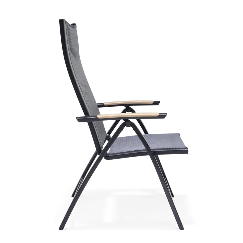 Panama Udendørs Lænestol Justerbar - Sort - Havemøbler - Havestole - Positionsstole