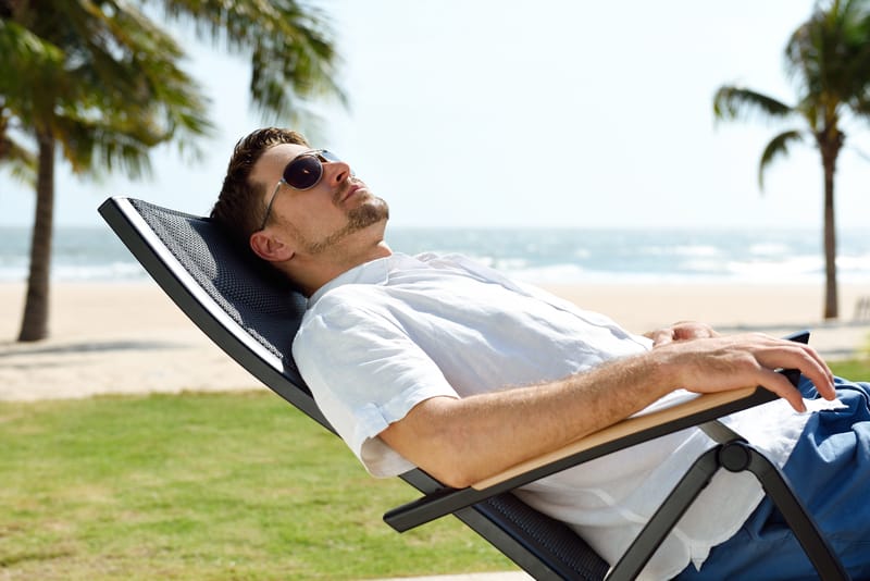 Panama Udendørs Lænestol Justerbar - Sort - Havemøbler - Havestole - Positionsstole