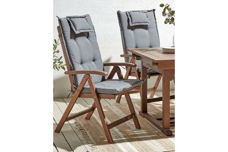 Paolo Positionsstol - Mørkebrun/Grå - Havemøbler - Havestole - Positionsstole