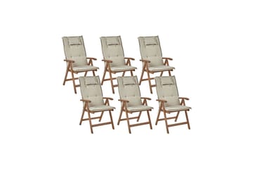Paolo Positionsstol - Mørkebrun/Beige - Havemøbler - Havestole - Positionsstole