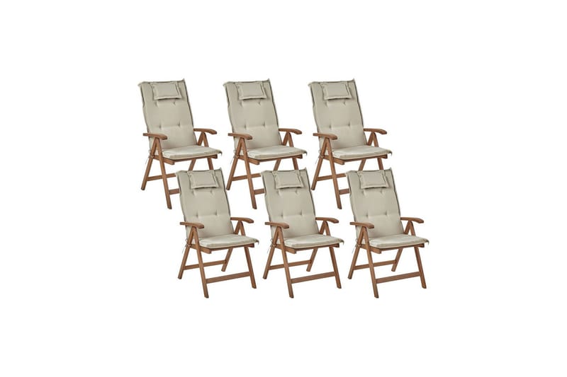 Paolo Positionsstol - Mørkebrun/Beige - Havemøbler - Havestole - Positionsstole