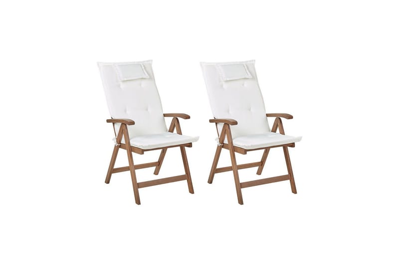 Paolo Positionsstol - Mørkebrun/Hvid - Havemøbler - Havestole - Positionsstole