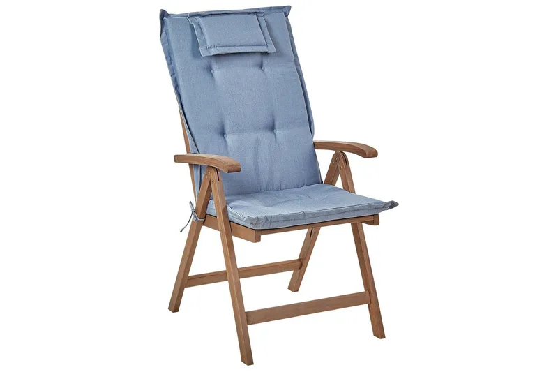 Paolo Positionsstol - Blå/Mørkebrun - Havemøbler - Havestole - Positionsstole