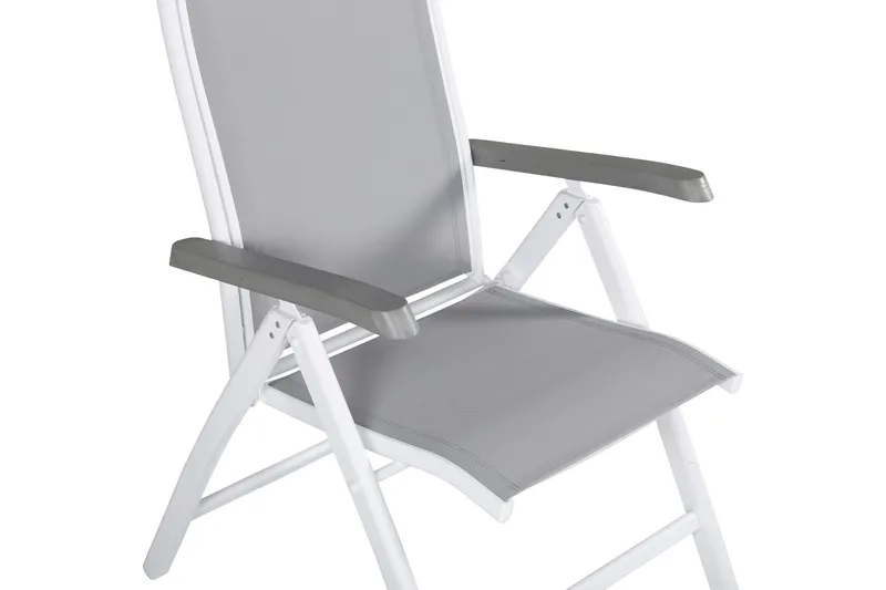 Albany Positionsstol - Grå/Hvid - Havemøbler - Havestole - Positionsstole