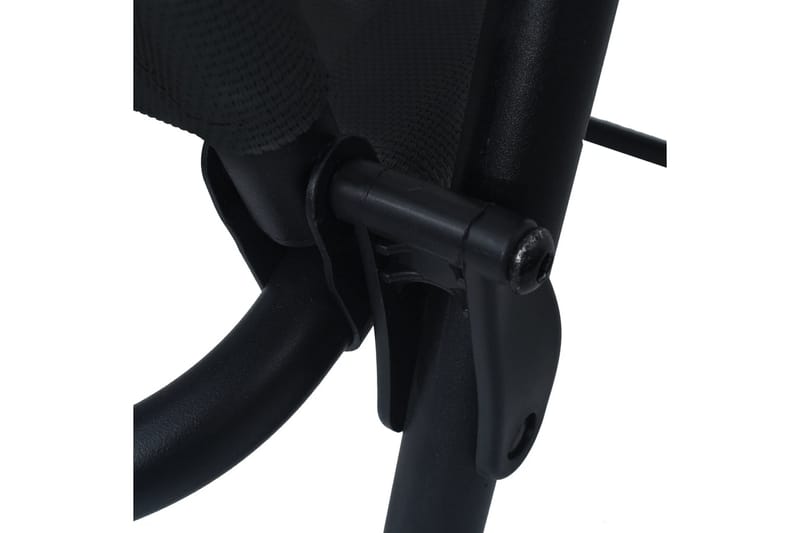 Foldbare Havestole 2 stk. Textilene Sort - Sort - Positionsstole