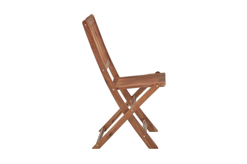 foldbare havestole 4 stk. massivt akacietræ - Positionsstole
