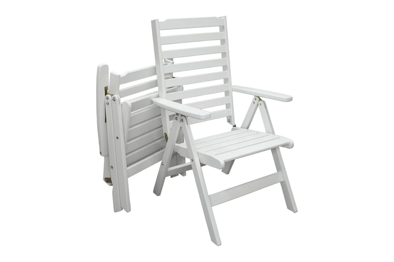 Grevie Positionsstol - Hvid - Havemøbler - Havestole - Positionsstole