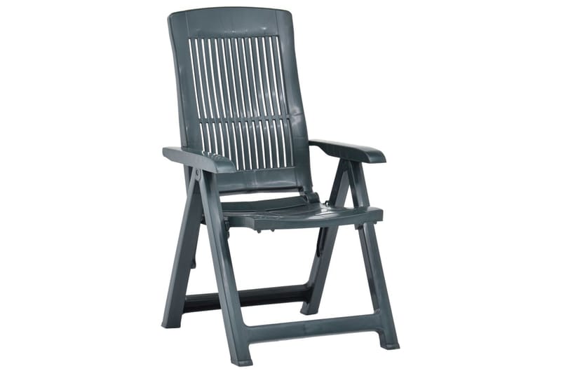 havelænestole 2 stk. plastik grøn - Grøn - Positionsstole