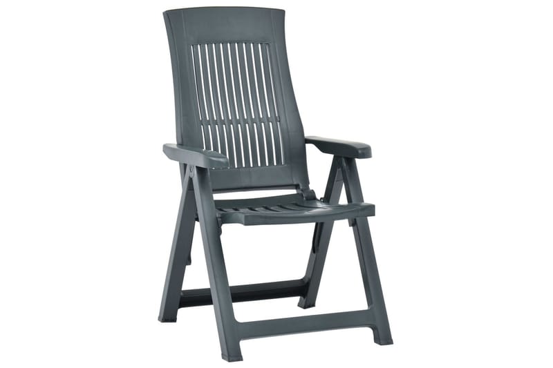 havelænestole 2 stk. plastik grøn - Grøn - Positionsstole