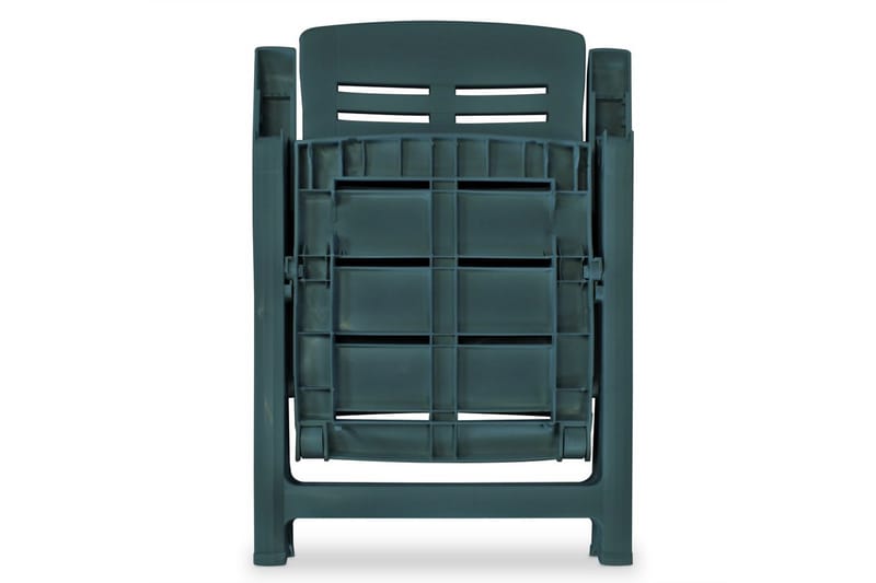 Havelænestole 4 Stk. Plastik Grøn - Grøn - Positionsstole