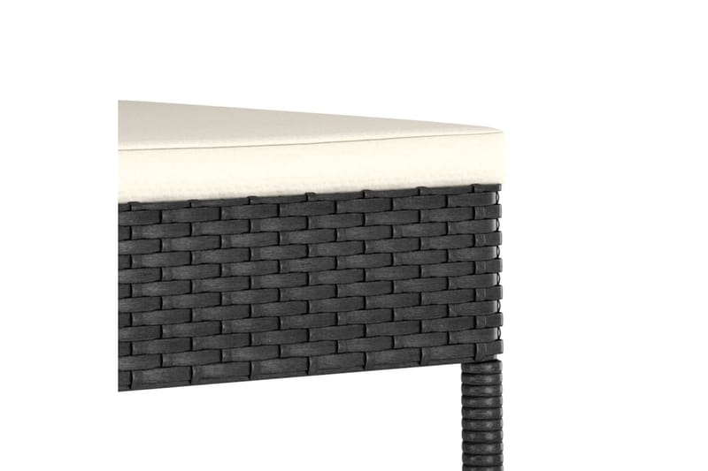 Havestole 2 stk. polyrattan sort - Sort - Havemøbler - Havestole - Positionsstole
