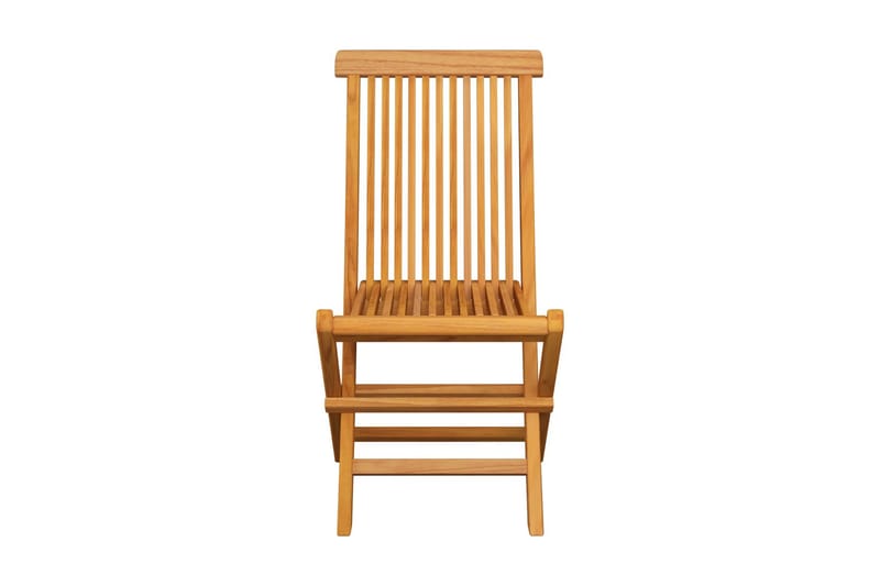 Havestole med cremefarvede hynder 6 stk. massivt teaktræ - Creme - Havemøbler - Havestole - Positionsstole