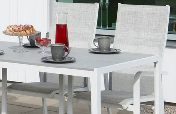Hillerstorp Hånger Positionsstol 57x64 cm - Hvid - Havemøbler - Balkon - Balkonmøbler - Altanstole