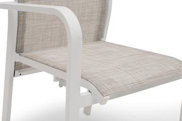 Hillerstorp Hånger Positionsstol 57x64 cm - Hvid - Havemøbler - Balkon - Balkonmøbler - Altanstole