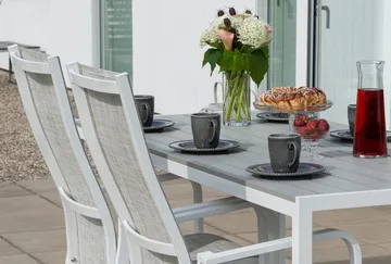 Hillerstorp Hånger Positionsstol 57x64 cm - Hvid - Havemøbler - Balkon - Balkonmøbler - Altanstole