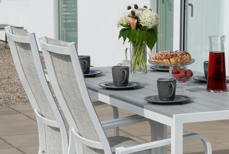 Hillerstorp Hånger Positionsstol 57x64 cm - Hvid - Havemøbler - Balkon - Balkonmøbler - Altanstole