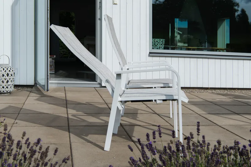 Hillerstorp Hånger Positionsstol 57x64 cm - Hvid - Havemøbler - Balkon - Balkonmøbler - Altanstole
