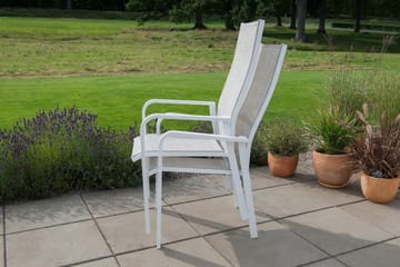 Hillerstorp Hånger Positionsstol 57x64 cm - Hvid - Havemøbler - Balkon - Balkonmøbler - Altanstole