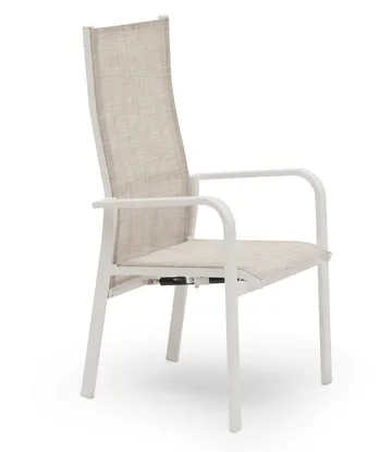 Hillerstorp Hånger Positionsstol 57x64 cm - Hvid - Havemøbler - Balkon - Balkonmøbler - Altanstole