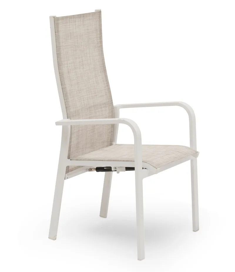 Hillerstorp Hånger Positionsstol 57x64 cm - Hvid - Havemøbler - Balkon - Balkonmøbler - Altanstole