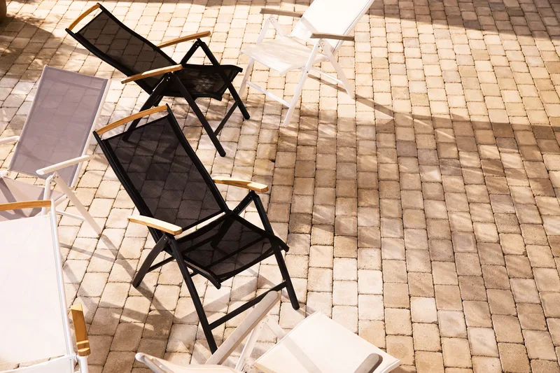 Las Vegas Positionsstol - Sort / teak - Havemøbler - Havestole - Positionsstole