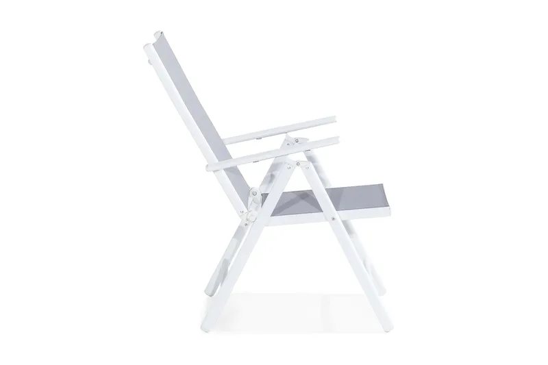 Maggie Positionsstol - Hvid/Grå - Havemøbler - Havestole - Positionsstole