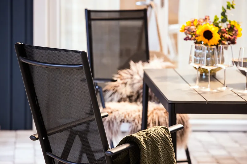 Maggie positionsstol - Sort - Havemøbler - Havestole - Positionsstole