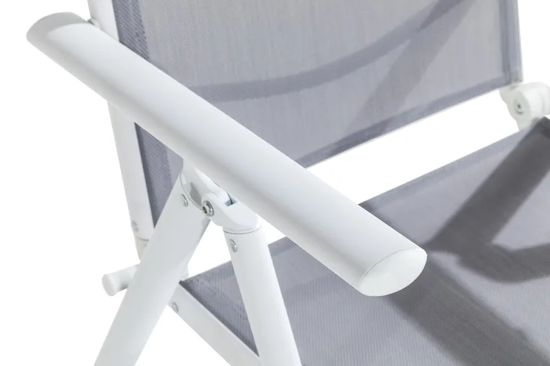 Maggie Positionsstol - Hvid/Grå - Havemøbler - Havestole - Positionsstole