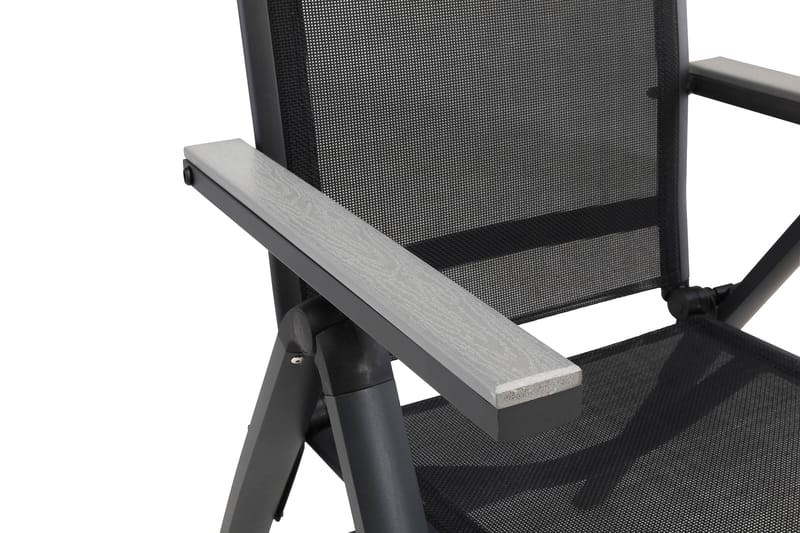 Monaco Light Position stol - Sort / grå - Havemøbler - Havestole - Positionsstole