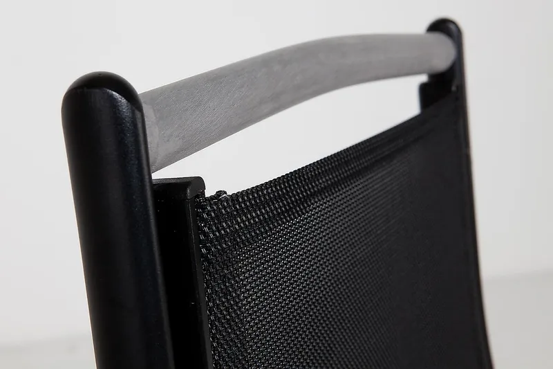 Monaco Positionsstol - Sort/Grå - Havemøbler - Havestole - Positionsstole