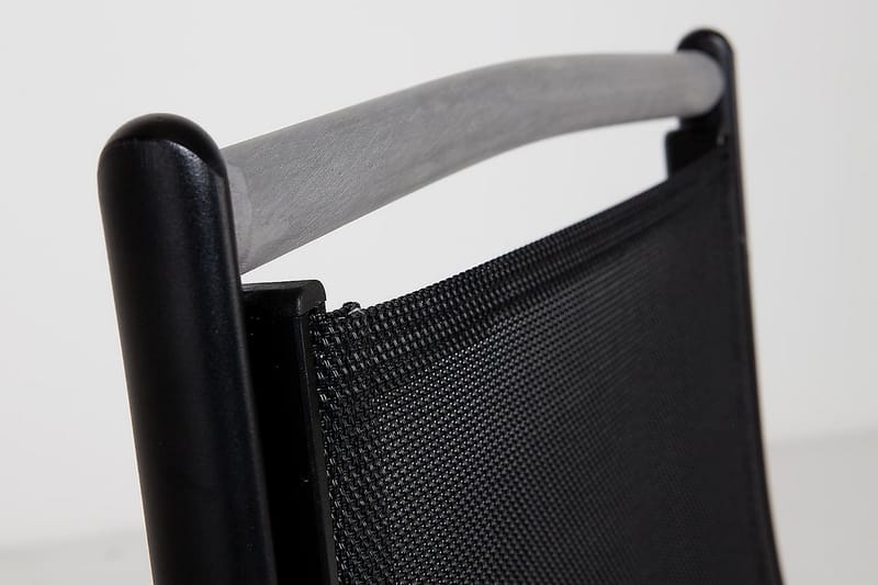 Monaco Positionsstol - Sort/Grå - Havemøbler - Havestole - Positionsstole