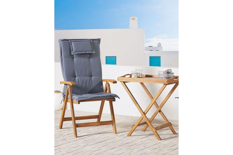 Riliegh Positionsstol - Lysebrun/Blå - Havemøbler - Havestole - Positionsstole