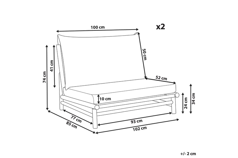 Rosthern Udendørslænestol - Lysebrun/Beige - Havemøbler - Havestole - Udendørs lænestol