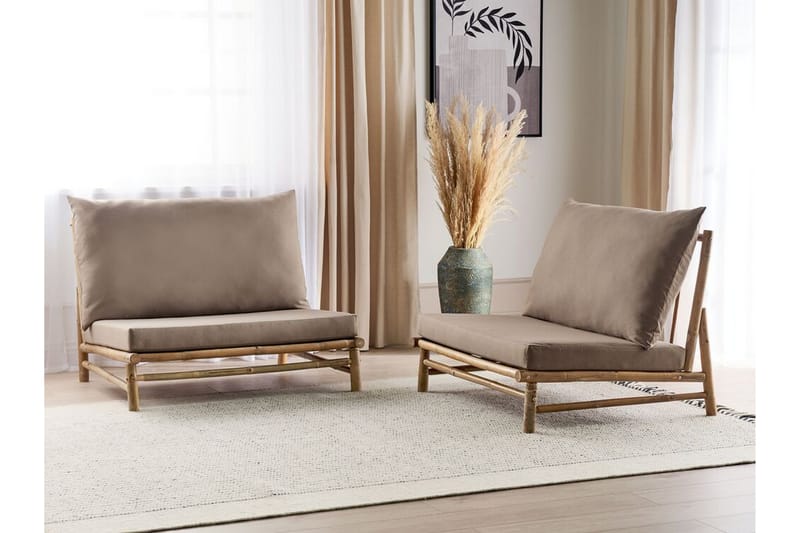 Rosthern Udendørslænestol - Lysebrun/Beige - Havemøbler - Havestole - Udendørs lænestol