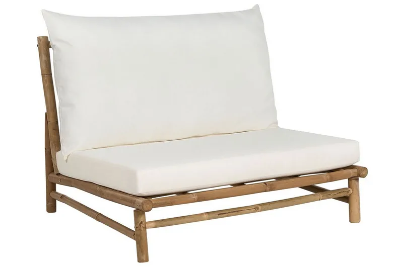 Rosthern Udendørslænestol, Lysebrun/Hvid