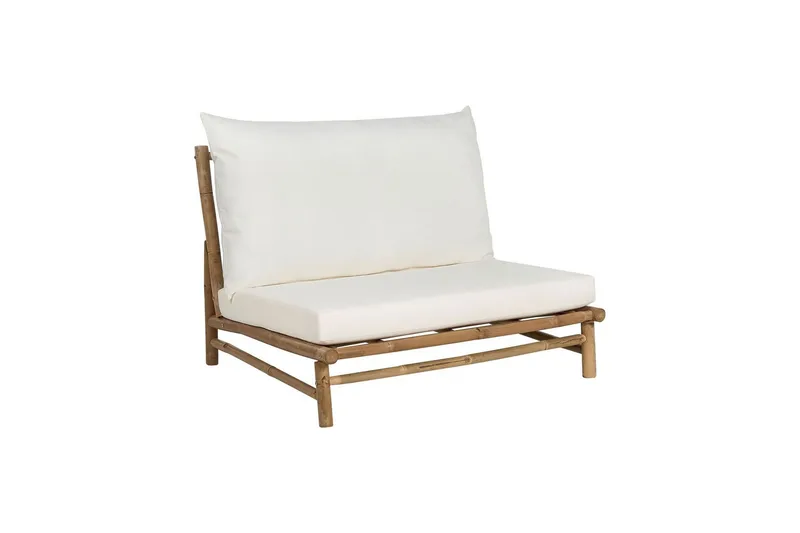 Rosthern Udendørslænestol, Lysebrun/Hvid