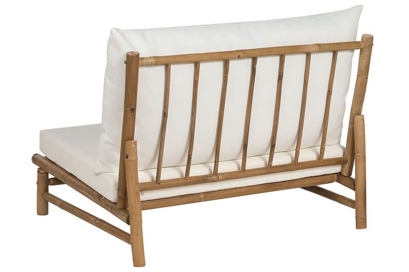 Rosthern Udendørslænestol - Lysebrun/Hvid - Havemøbler - Havestole - Udendørs lænestol