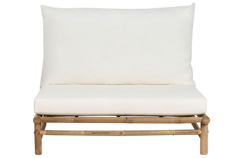 Rosthern Udendørslænestol - Lysebrun/Hvid - Havemøbler - Havestole - Udendørs lænestol